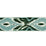 Schumacher Xenia Velvet Tape Peacock Trim Sample 77630