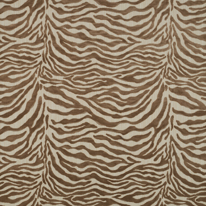 Schumacher Regine Strie Velvet Beige Fabric 77770