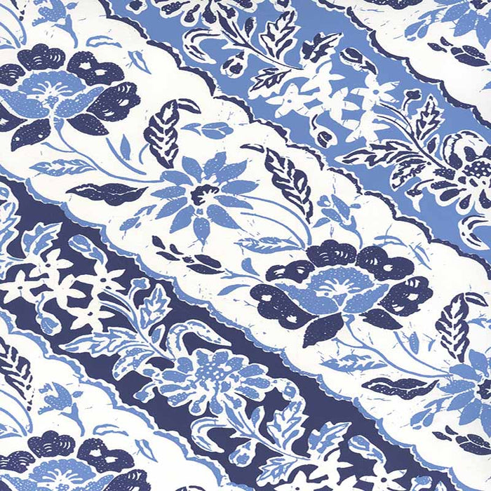 China Seas Lim Diagonal Multi French Navy Blue Wallpaper Sample 7810WP-05WWP