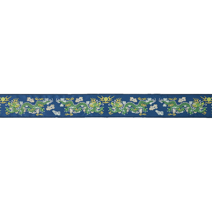 Schumacher Lili Dragon Tape Blue Trim 78171