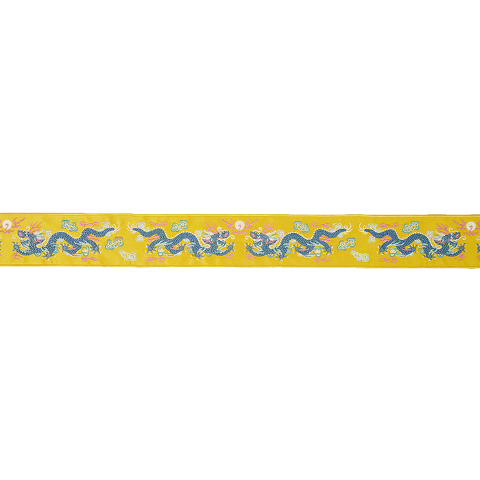 Schumacher Lili Dragon Tape Yellow Trim Sample 78172