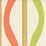 China Seas Tete A Tete Vertical Camel Peach Lime Fabric Sample 7830V-04