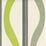 China Seas Tete A Tete Vertical Dark Gray Gray Lime Fabric Sample 7830V-07