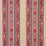 Schumacher Zarzuela Stripe Embroidery Multi Fabric 78392