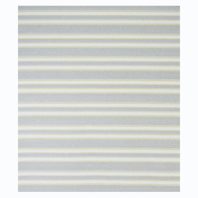 Schumacher Ohara Stripe Indoor/Outdoor Grey Fabric 78490