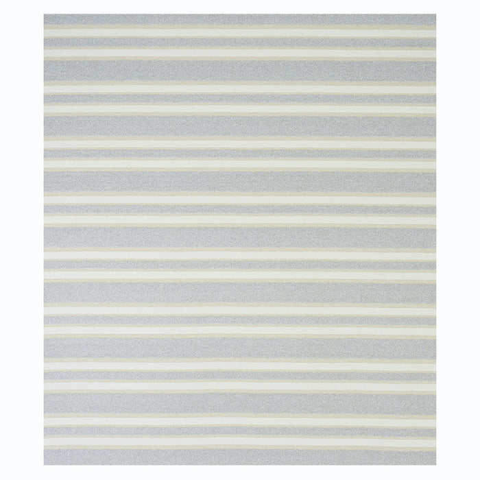 Schumacher Ohara Stripe Indoor/Outdoor Grey Fabric Sample 78490