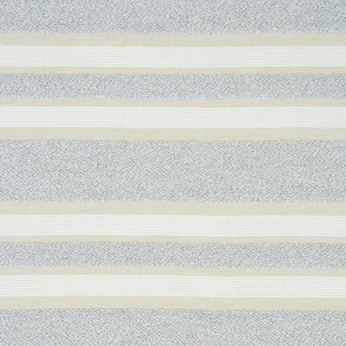 Schumacher Ohara Stripe Indoor/Outdoor Grey Fabric Sample 78490