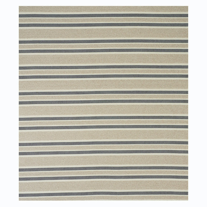 Schumacher Ohara Stripe Indoor/Outdoor Taupe Fabric Sample 78492