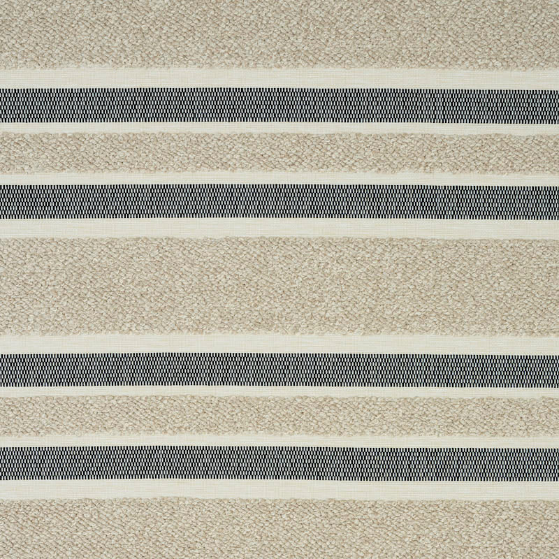 Schumacher Ohara Stripe Indoor/Outdoor Taupe Fabric 78492