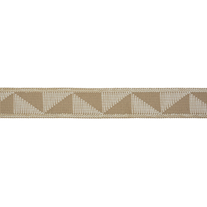 Schumacher Teague Tape Indoor/Outdoor Neutral Trim Sample 78531