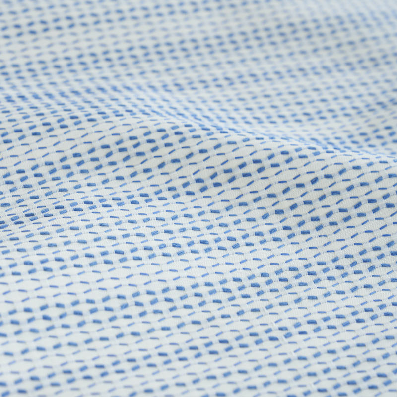 Schumacher Branford Indoor/Outdoor Blue Fabric Sample 78540