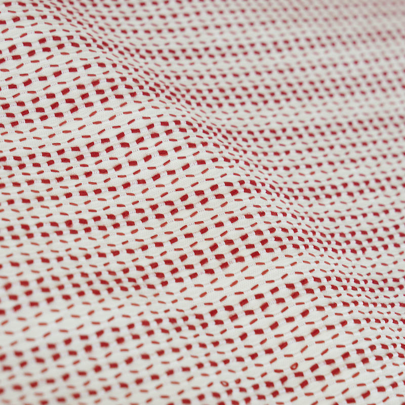 Schumacher Branford Indoor/Outdoor Red Fabric Sample 78541