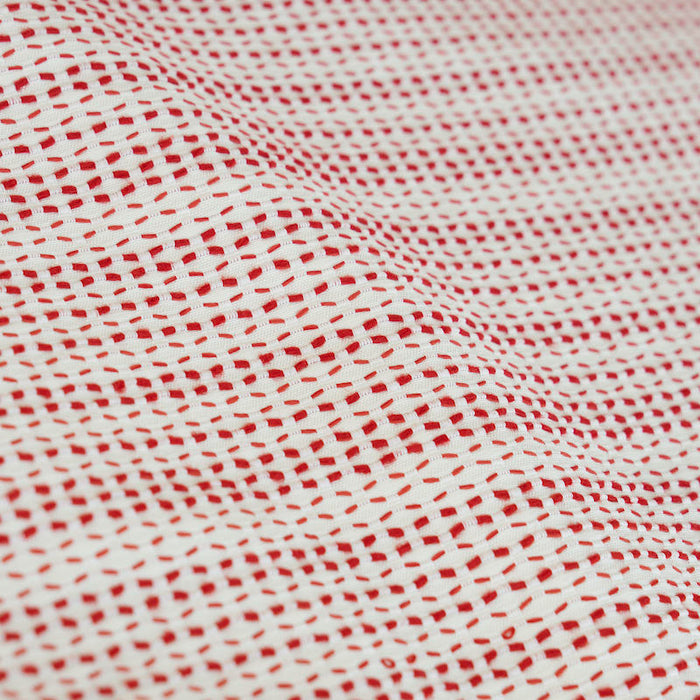 Schumacher Branford Indoor/Outdoor Red Fabric Sample 78541