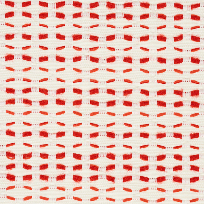 Schumacher Branford Indoor/Outdoor Red Fabric Sample 78541