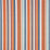 Schumacher Zuni Stripe Blue & Orange Fabric 78730