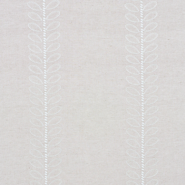 Schumacher Camile Embroidery Natural Fabric 78741