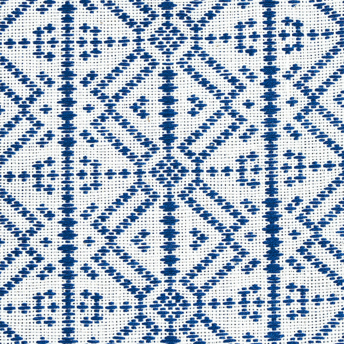 Schumacher Poxte Hand Woven Navy Fabric 78891