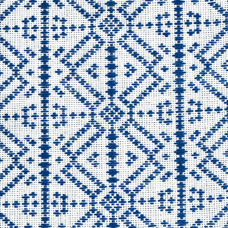 Schumacher Poxte Hand Woven Navy Fabric Sample 78891