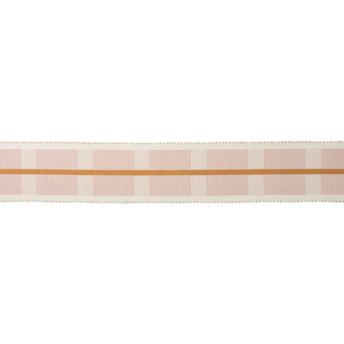 Schumacher Calcada Tape Wide Rose Quartz Trim Sample 78976