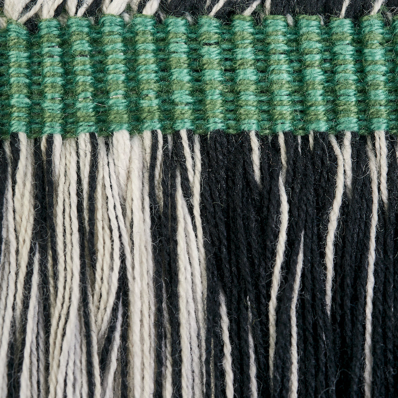 Schumacher Calcada Fringe Emerald Trim Sample 78983