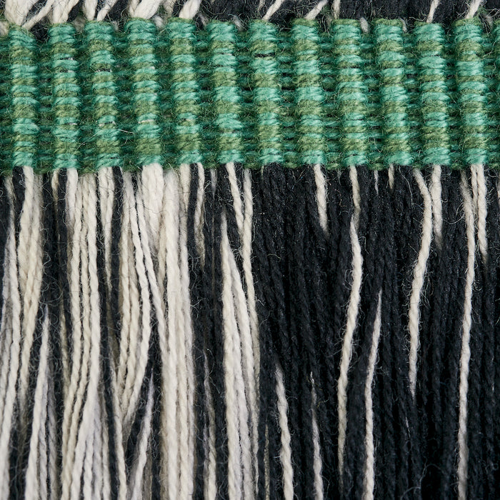 Schumacher Calcada Fringe Emerald Trim Sample 78983