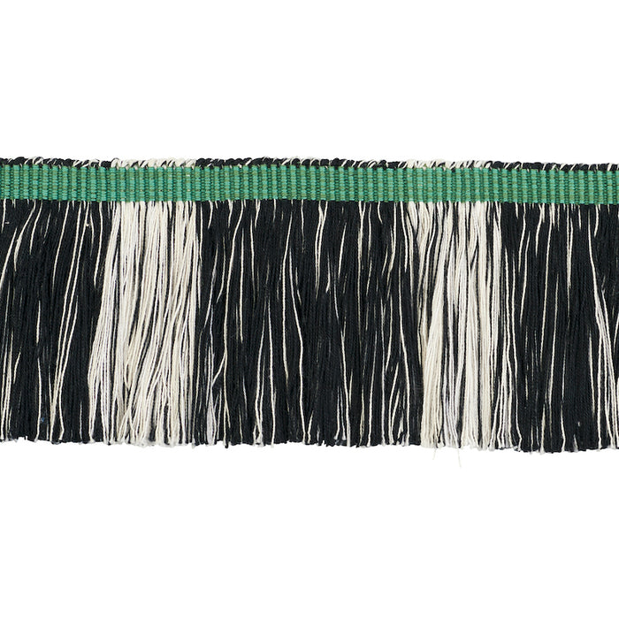 Schumacher Calcada Fringe Emerald Trim Sample 78983