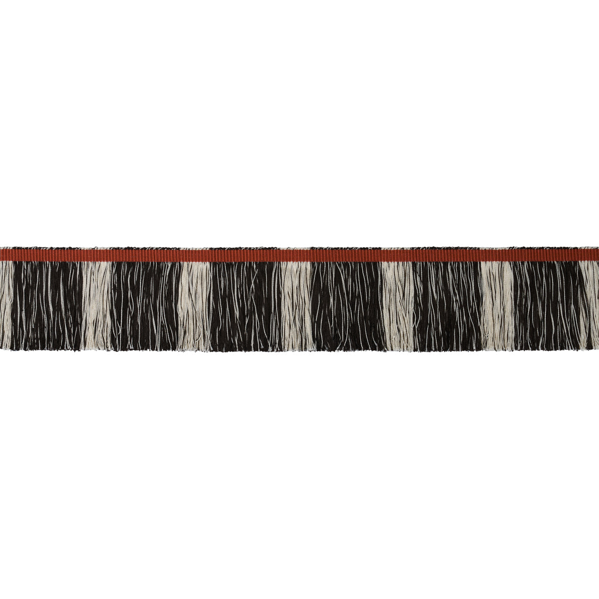 Schumacher Calcada Fringe Rust Trim Sample 78984