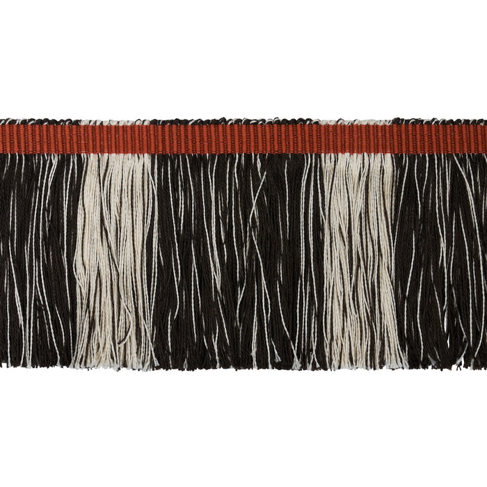 Schumacher Calcada Fringe Rust Trim Sample 78984