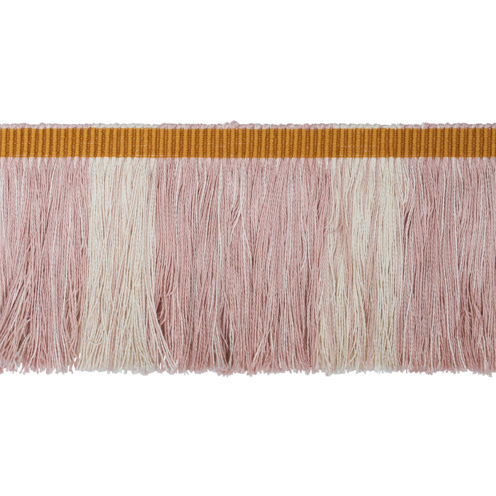 Schumacher Calcada Fringe Rose Quartz Trim 78986