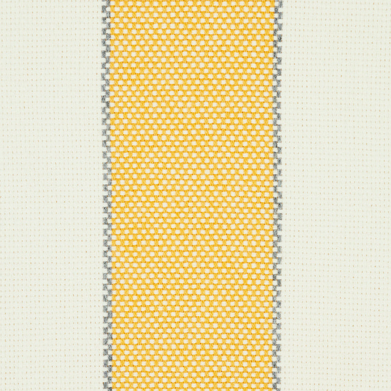 Schumacher Blumont Stripe Indoor/Outdoor Yellow Fabric 79052