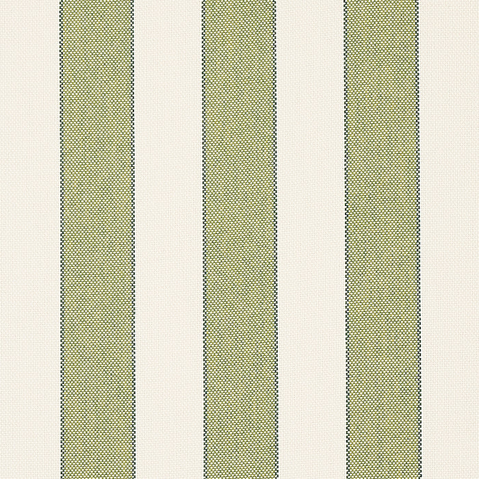 Schumacher Blumont Stripe Indoor/Outdoor Green Fabric 79055