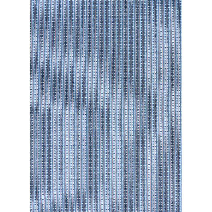 Schumacher Tarnby Stripe Sky Fabric 79080