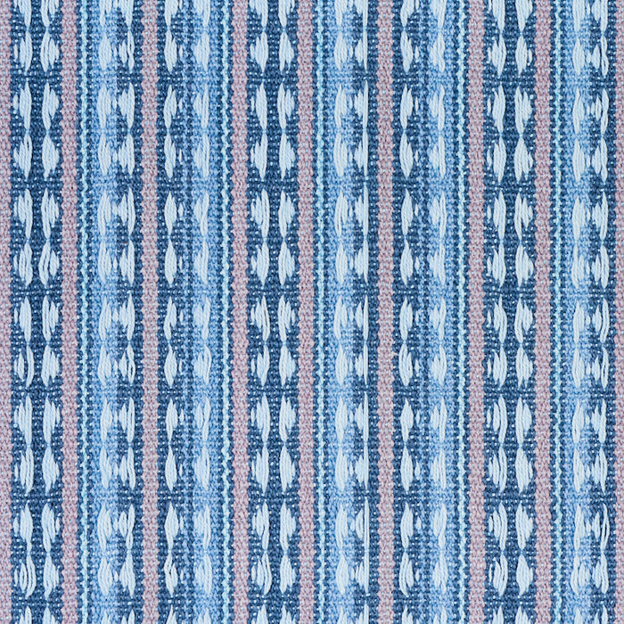 Schumacher Tarnby Stripe Sky Fabric 79080