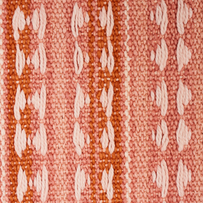 Schumacher Tarnby Stripe Coral Fabric Sample 79082