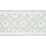 Schumacher Brinda Hand Blocked Tape Ivory Trim 79120