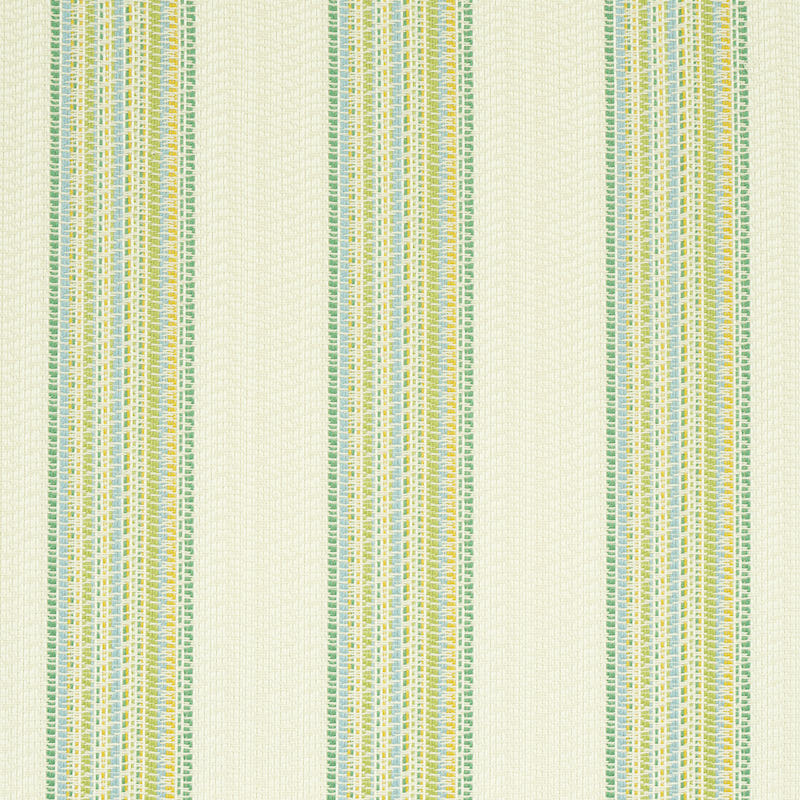 Schumacher Bendita Stripe Indoor/Outdoor Leaf Fabric 79150