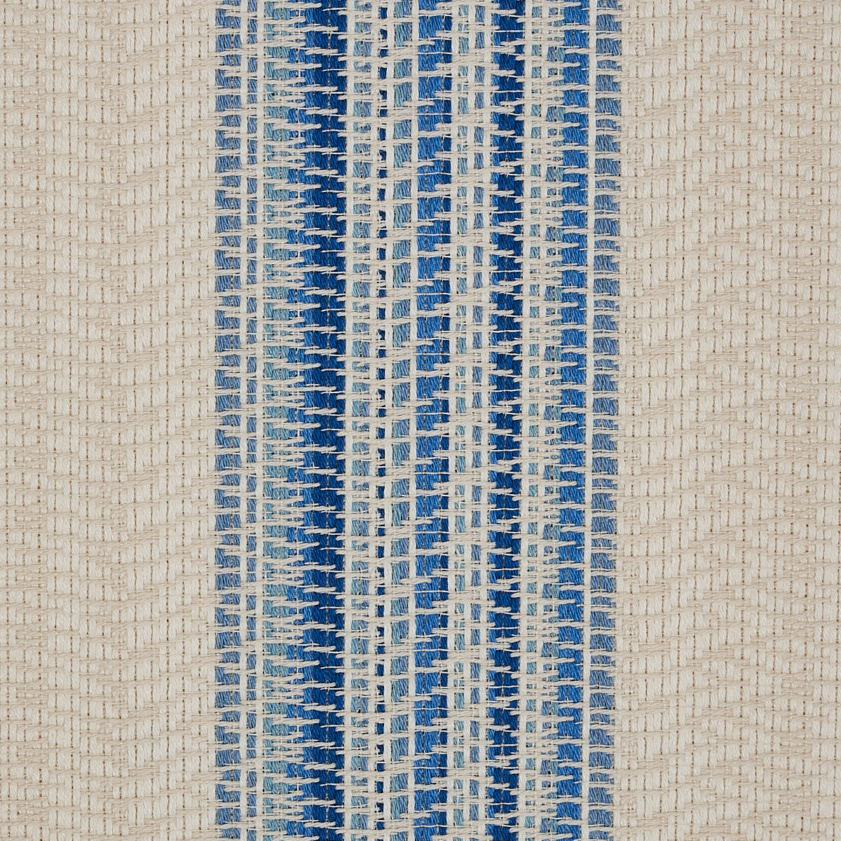 Schumacher Bendita Stripe Indoor/Outdoor Blue Fabric 79153