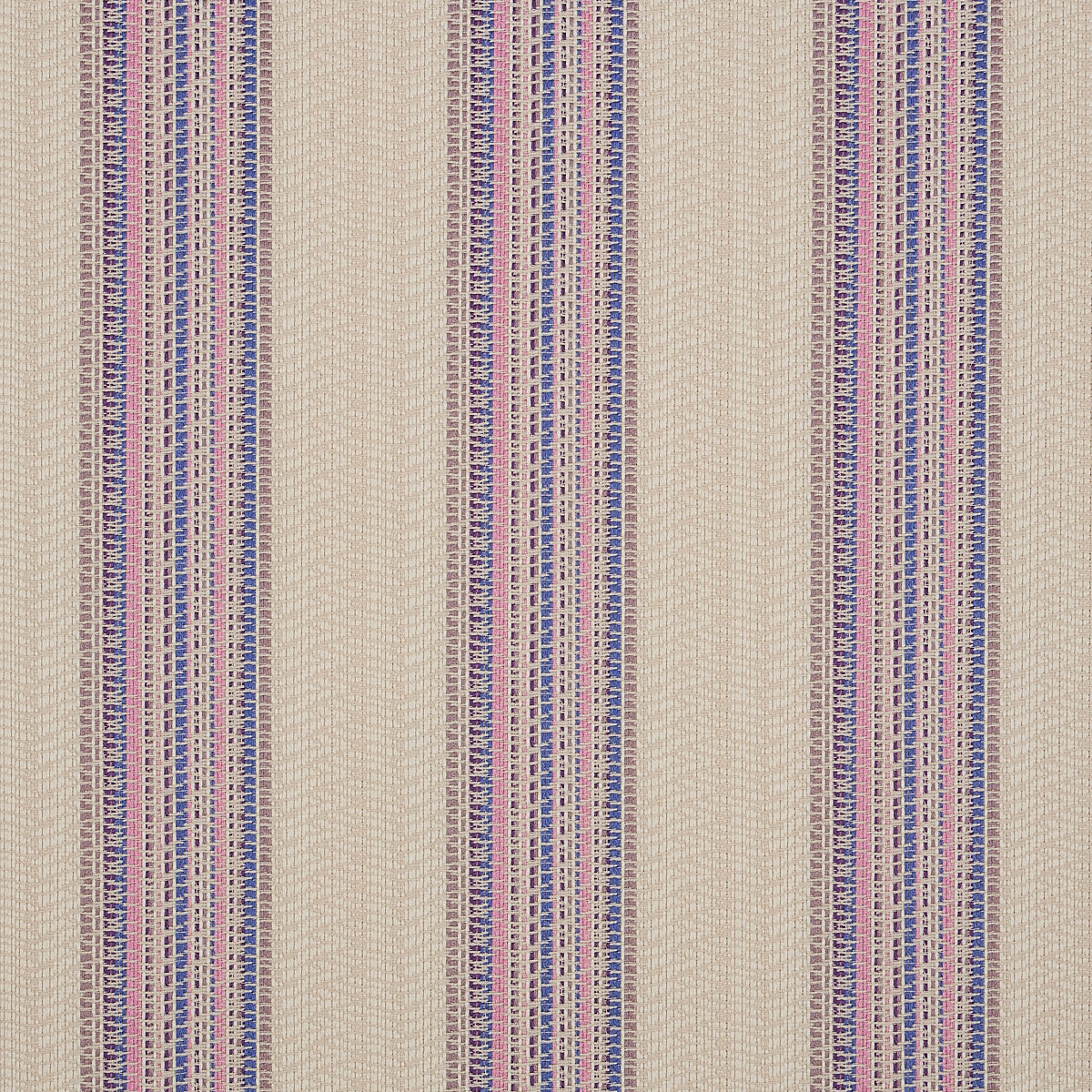 Schumacher Bendita Stripe Indoor/Outdoor Lilac Fabric 79154