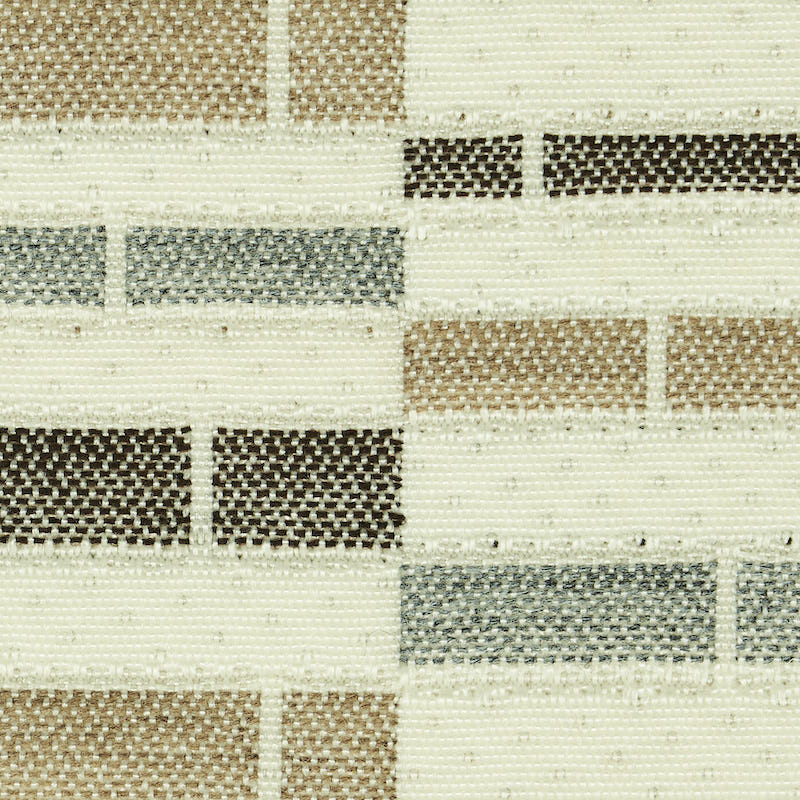 Schumacher Ashcroft Matelasse Indoor/Outdoor Neutral Fabric Sample 79161