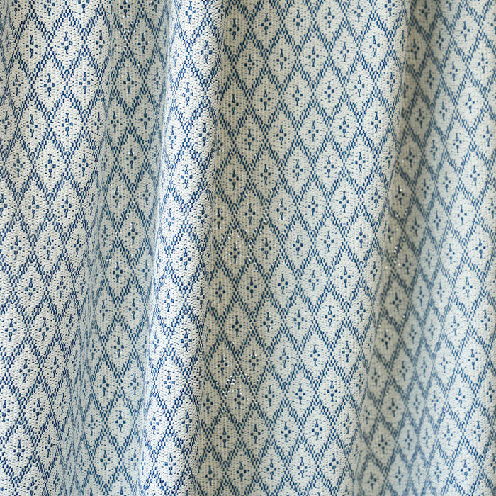 Schumacher Olmsted Indoor/Outdoor Blue Fabric Sample 79170