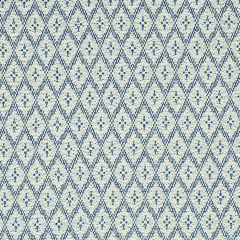 Schumacher Olmsted Indoor/Outdoor Blue Fabric 79170