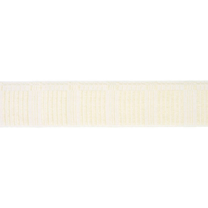 Schumacher Carmo Tape Wide Ivory Trim Sample 79213