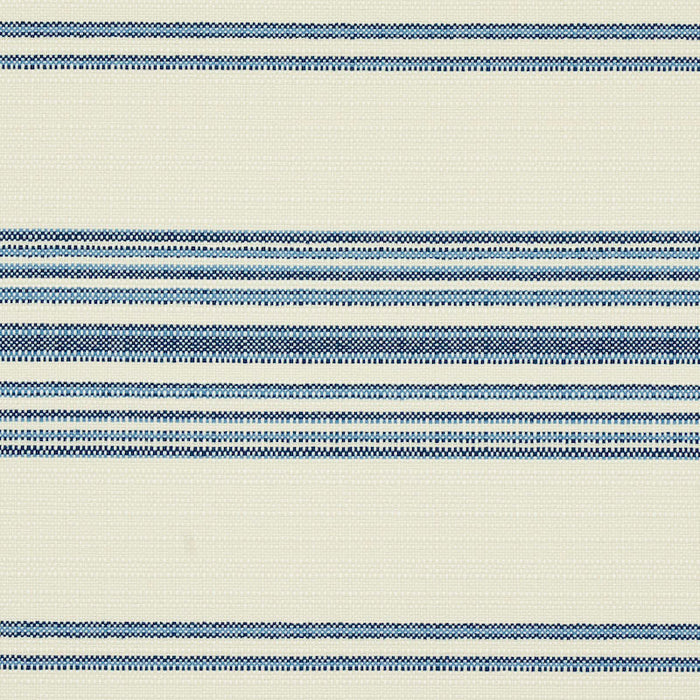 Schumacher Solana Stripe Indoor/Outdoor Navy Fabric Sample 79330