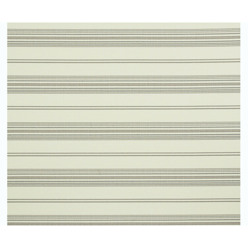 Schumacher Solana Stripe Indoor/Outdoor Stone Fabric 79331