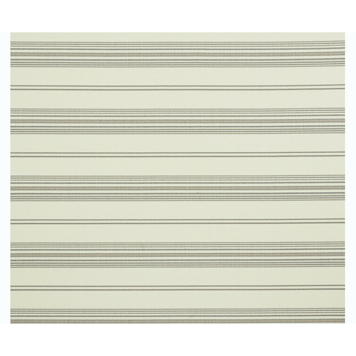 Schumacher Solana Stripe Indoor/Outdoor Stone Fabric Sample 79331