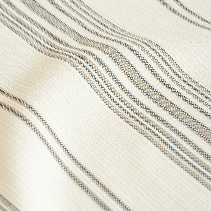 Schumacher Solana Stripe Indoor/Outdoor Stone Fabric 79331