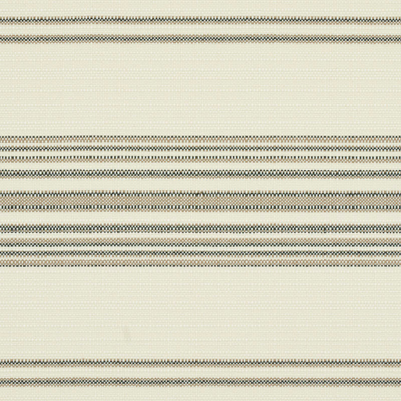 Schumacher Solana Stripe Indoor/Outdoor Stone Fabric 79331