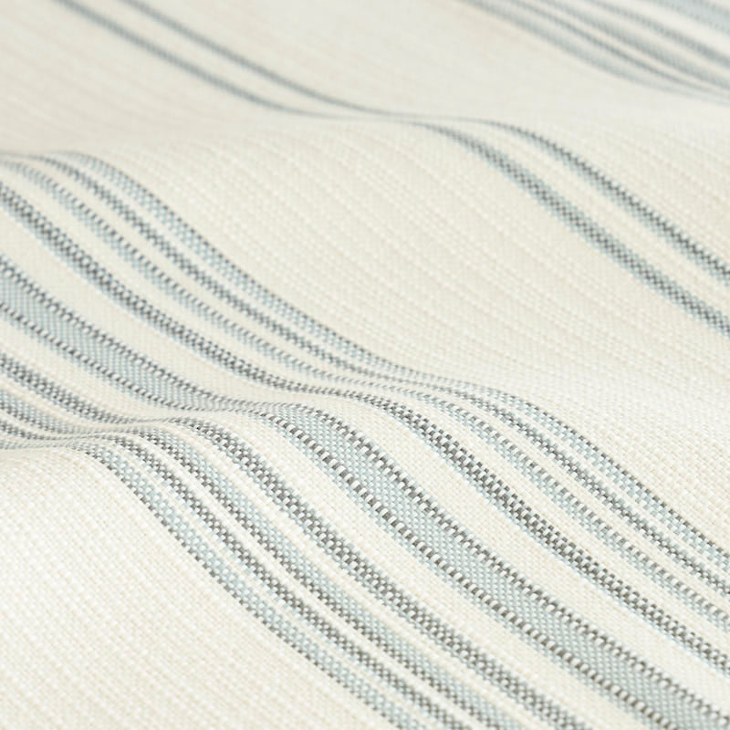 Schumacher Solana Stripe Indoor/Outdoor Sky Fabric 79332