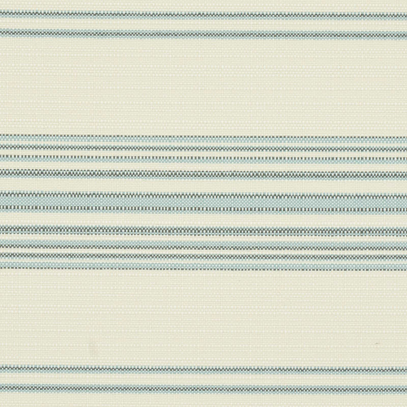 Schumacher Solana Stripe Indoor/Outdoor Sky Fabric 79332