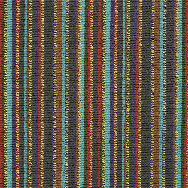 Schumacher Sinoir Stripe Multi Fabric 79351